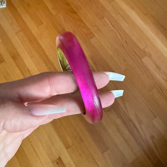 Chic Pink Bangle Bracelet - Picture 3 of 5